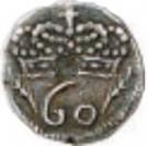 60 Réis - José I (Goa mint)