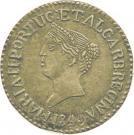½ Pardao - Maria II (Goa Mint)