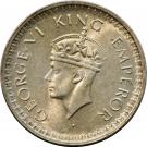 ½ Rupee - George VI