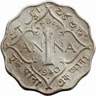 1 Anna - George VI (2nd portrait, large crown, low relief)