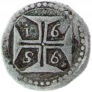 ½ Xerafim - João IV (Goa mint to Dio)