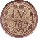 IV Réis - José I (Goa mint)