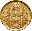 ½ Ashrafi - Mir Usman Ali Khan