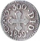 300 Réis - Pedro V (Diu Mint)