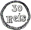 30 Réis - João VI (Goa mint)