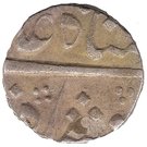 1 Rupee - Manaji Rao under Shah Alam II