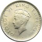 ¼ Rupee - George VI