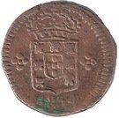 15 Réis "¼ Tanga" - Pedro V (Damão Mint)