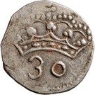 30 Réis "½ Tanga"- João V (Goa mint)