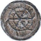 Wheel of 10 Bazarucos - João V (Damão mint to Baçaim)