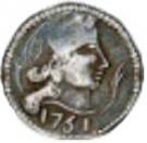 60 Réis - José I (Goa mint)