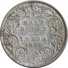 ½ Rupee - Victoria