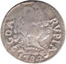 1 Rupia - Maria I & Pedro III