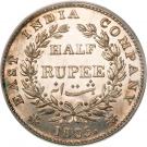 ½ Rupee - William IV