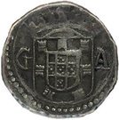 ½ Xerafim - Afonso VI (Goa mint)