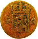1 Duit - Willem I