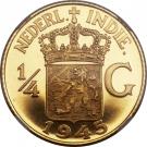 ¼ Gulden - Wilhelmina