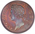 ½ Penny - George II (small letters)