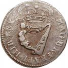 ½ Penny - Charles II (large letters)
