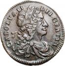 ½ Penny - Charles II (small letters)