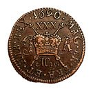 30 Pence - James II (Gun Money Small Coinage)