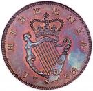 ½ Penny - George II (small letters)