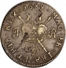 1 Shilling - James II (Gun Money Large Coinage)