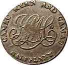 ½ Penny (Dublin - Camac Kyan and Camac)