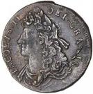 ½ Penny - James II