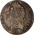 1 Shilling - James II (Gun Money Large Coinage)