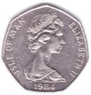 50 Pence - Elizabeth II (Tourist Trophy Motorcycle Races)