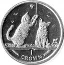 1 Crown - Elizabeth II (Somali Cat)
