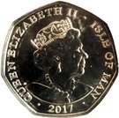 50 Pence - Elizabeth II (Street clothed couple facing)