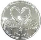 1 Crown - Elizabeth II (Swans)