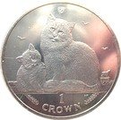 1 Crown - Elizabeth II (Siberian Cat)