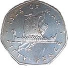 50 Pence - Elizabeth II (2nd portrait; Silver Proof Issue)