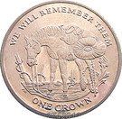 1 Crown - Elizabeth II (War Horse )