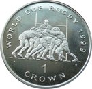 1 Crown - Elizabeth II (Rugby Scrum)