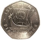 50 Pence - Elizabeth II (Day of Tynwald)
