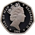 50 Pence - Elizabeth II (Tourist Trophy Motorcycle Race)
