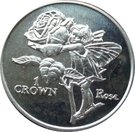 1 Crown - Elizabeth II (Rose)
