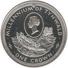 1 Crown - Elizabeth II (Tynwald; silver issue)