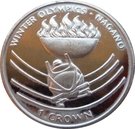 1 Crown - Elizabeth II (Bobsled & Olympic Flame)