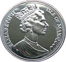 1 Crown - Elizabeth II (The Queen Mother with carriage)