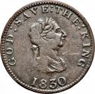 ½ Penny - George III