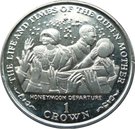 1 Crown - Elizabeth II (Queen Mother - Honeymoon departure)