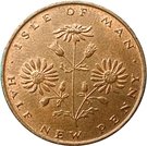½ New Penny - Elizabeth II(ragwort)