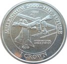 1 Crown - Elizabeth II (International Space Station)