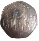 50 Pence - Elizabeth II (Christmas)