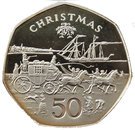 50 Pence-Elizabeth II (Christmas)